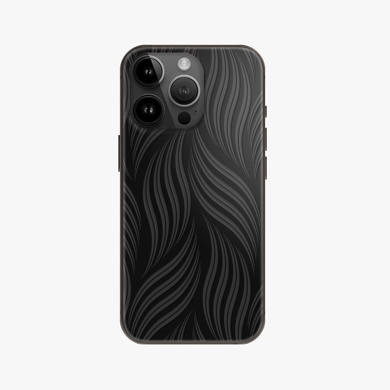 Leather Like Black-Gray