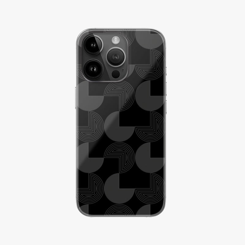 Leather Like Black-Gray